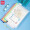 得力（deli）PVC/A4网格文件袋拉链袋 透明防水塑料文件袋考试资料袋单个装 颜色随机