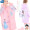 迪士尼儿童雨衣女童雨披带书包位幼儿小学生雨衣 DF19173-Q冰雪粉S码