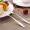 梵屿（FANYU） 水果叉不锈钢 韩式创意蛋糕叉月饼叉子 甜品叉签 不锈钢水果叉【20个装】
