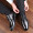 讴步（oubu）皮鞋男英伦正装鞋商务休闲工作皮鞋系带结婚皮鞋 R 黑色-四季款 39码(245)