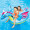 INTEX火烈鸟游泳圈玩具成人儿童水上玩具坐骑独角兽泳池充气浮床 魔龙坐骑【手拉泵】