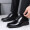 讴步（oubu）英伦牛皮商务休闲皮鞋男婚鞋正装工作皮鞋 黑色-四季款 39