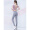 瑜伽服女夏天薄款速干衣性感时尚高端网红跑步健身房运动套装 藕紫+钛灰两件套RTC11676 S