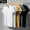 莫代尔2件男士短袖t恤男夏季圆领纯色背心莫代尔打底衫冰丝半袖汗衫内衣男 黑色+白色2件 黑+白-3XL(170-200斤)