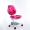 letopo乐同学习椅子 儿童学习椅台湾原进口 可升降调节 小学生椅 透气 护脊 童年椅粉红色
