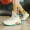 乔丹篮球鞋男2024夏季新款官方篮球鞋男学生减震耐磨实战球鞋 香草黄/原子绿-103A 40.5