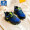 哈比熊童鞋男童鞋冬款保暖儿童运动鞋中大童户外鞋AS3708 宝蓝/荧光绿30码