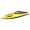 优迪遥控船UDI901 遥控玩具船充电高速快艇模型船航模无线摇控船模防水耐摔六一儿童节礼物 32CM中号 黄色
