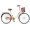 凤凰（PHOENIX）凤凰自行车女男士式成年学生通勤城市复古亲子淑女脚踏轻便单车 24寸樱花米黄【升级加厚铝轮】