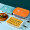 派代冷冻饺子盒3层 冰箱保鲜收纳盒长方形水饺盒鸡蛋盒混沌盒速冻食物 3层1盖-绿色