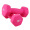 诚悦彩色浸塑哑铃男女士家庭用健身塑型器材组合套装2kg*2粉色CY-099