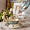 心饰园波西米兰欧式咖啡杯套装创意高档骨瓷杯子带勺陶瓷英式下午茶杯 波西米兰-4杯碟勺-深蓝色礼盒装 心饰园