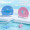 SWANS泳镜儿童舒适防水防雾青少年游泳眼镜儿童泳镜泳帽套装29粉白海豚