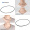 法藤（Phiten）日本进口METAX圆弧钛项环休闲时尚男女款项圈 运动颈椎 颈链颈圈 银色 50cm