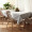 意尔嫚 桌布防水 防油桌垫 免洗餐桌布茶几垫台布 北欧风格子 137*180cm 灰色