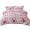 AUSSINO纯棉四件套被罩床单全棉高密双人单人被单被罩床上用品 花卉 1.5-1.8米床-200*230cm (四件套)
