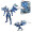 德馨玩具（DISON）2024新款钢铁飞龙玩具奥特曼力量合体变形机器人金刚五合体套装 【翼龙机械兽】带人仔