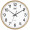 康巴丝（Compas）挂钟时尚卧室客厅办公时钟日历挂表简约创意石英钟表 2941金色直径30cm