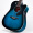 卢森（Rosen）G12单板民谣吉他初学者面单木吉他儿童入门吉它男女生旅行乐器 【经典款】G12-41英寸-墨蓝色