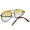 麦昆(McQ)太阳镜男女 墨镜 黄色镜片黑色镜框MQ0203S 003 59mm