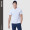 威可多VICUTU男士短袖针织衫领修身可选商务POLO衫VRW88283991 白色 180/96A/XL