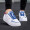特步（XTEP）男鞋板鞋男春夏季韩版男士休闲鞋子户外跑步鞋低帮运动鞋小白鞋男 白兰红-潮LOGO 39