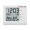 志高（Chigo）电子温度计家用室内婴儿房高精度温湿度计壁挂式室温计精准时钟温度表温度计ZG-7020