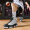 OEOVEAO 男鞋篮球鞋男战靴高帮减震运动鞋体育生训练实战篮球鞋耐磨球鞋 黑白熊猫 45