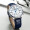 博之轮(BOZLUN)智能手表男多功能时尚运动休闲商务石英腕表 H8银壳蓝面蓝带