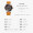 爱宝时（EPOS）瑞士手表男潜水表水鬼夜光大三针自动机械男士腕表运动防水500米 3441.131.99.52.52橙色胶带