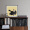 dprints迪品 现代轻奢客厅装饰画艺术限量版画卧室餐厅玄关装饰字画创意版画《超人很忙》 黑色铝框 362*362 mm