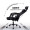 非洲鹰（feizhouying）电脑椅办公椅子电竞椅家用人体工学网布椅靠背转椅老板椅学习椅 黑色 联动扶手