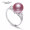 卡雷尼奥.杜兰10-11MM紫色淡水珍珠戒指可调节送妈妈送女友生日礼物JZ01012