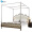 蚊帐支架杆子不锈钢加粗加厚1.8m床家用单买配件1.5落地宫廷1.2米 直插式27毫米支架+塑胶三通 +风扇杆 1.0X2.0米