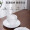 景德镇官方高白瓷简约中式餐具套装6人食 纯白色碗碟组合26头