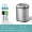 纳仕达智能感应带盖垃圾桶自动开盖家用大号不锈钢客厅卧室办公室垃圾筒 太空银-12L 充电款