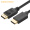 CABLE CREATION CD0263 DP转HDMI线 Displayport转HDMI高清连接线 1.2版4K 笔记本、显卡连电视 0.9米 黑色