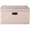 清野の木 麻质布艺收纳箱 钢制把手中号25L两个装 米色 可折叠百纳箱衣物整理箱