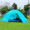 喜马拉雅 帐篷户外3-4人专业徒步登山帐篷双层加厚防风防雨情侣野外野营露营双层帐篷 山旅3铝杆绿色带裙边