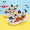 巴布豆（BOBDOG）婴儿棉鞋宝宝鞋子秋冬款软底小童机能鞋 米/藏青蓝 25码内长15.7cm
