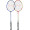 李宁LI-NING羽毛球拍双拍超轻高磅2支全碳素3U进攻对拍专业羽拍（已穿线送球）