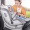 宝贝第一（Babyfirst）宝宝汽车儿童安全座椅 isofix接口（约0-4-6岁）Genius灵犀(R160A) 北极灰