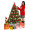 新新精艺 圣诞树圣诞装饰1.5米圣诞节装饰彩灯挂件饰品摆件家用商场办公室元旦晚会新年小型场景布置道具套装
