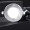 雷士（NVC） LED筒灯客厅天花灯背景装饰灯牛眼灯铝材砂银4瓦三色开孔80-90mm