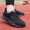 安踏男鞋休闲运动鞋夏季透气网面轻便板鞋跑步鞋子男户外训练体测鞋 -8黑 44.5