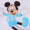迪士尼(Disney)婴儿爬行垫宝宝爬爬垫加厚环保XPE地垫客厅防滑游戏毯 淡雅米奇 双面2米*1.8米*2厘米礼品