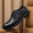 红蜻蜓舒适商务休闲时尚系带皮鞋男士正装德比婚鞋 WTA73761 黑色 38