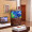 gdshangpin中式鱼缸客厅热弯弧形创意客厅家用底部过滤鱼缸生态免换水下过滤 褐色 100X50X158