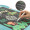 弥鹿（mideer）磁力黑板贴粉笔套装 儿童磁力贴式家用学生小黑板白板画板3岁+ 恐龙款