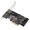 乐扩 PCIE3.0转4口SATA3.0加1个M2接口扩展卡固态硬盘转接卡